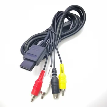 10 Vnt 1.8 M /6FT AV, S-Video, Composite Kabelį, Laidą SNES Super Nintendo GameCube NGC N64