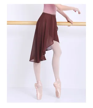 2020 Baleto Tutu Sijonas Profesinės Suaugusiems vidutinio Ilgio Šifono Baleto Sijonai Moterims reguliuojamas Baleto Suknelė-Ballerina Šokių