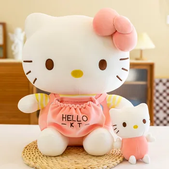 2022 Hello Kitty Pliušinis Puikus Kt Katė Pagalvę Žaislas, Lėlė Anime Pav Vaikų Mielas Gyvūnų Įdaryti Lėlės Išskirtinį Gimtadienio Dovana Mergaitė