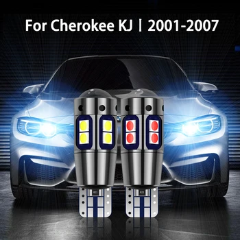 2vnt LED Stovėjimo Šviesos Jeep Cherokee KJ Priedai 2001 2002 2003 2004 2005 2006 2007 Šalinimo Lemputė