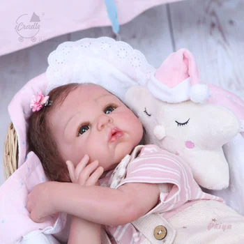 52CM Mielas Tikroviška Baby Pure Vadovas Imitacija Baby Doll Kūrybinės Asmenybės Dovana Lėlės Priedai Nuotrauka 2