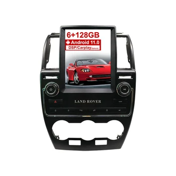 6+128G Android 11 Tesla Ekrano Automobilio Multimedijos Grotuvo Land Rover Freelander 2 LR2 L359 2006~2015 Stereo Radijo, GPS Navigacijos