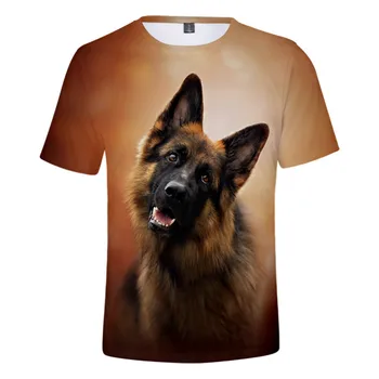 Atspausdintas T-shirt Rottweiler Mados Juokinga Gyvūnų Mažylis Sportinę Apvalios Kaklo trumparankoviai marškinėliai Naujas Vyrų Ir Moterų Topai Nuotrauka 2
