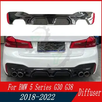 Automobilio Galinio Buferio Difuzorius Spoileris Lūpų Splitter Galinio Buferio Lip Protector Apsaugas BMW 5 Serijos G30 G38 520i 540i 2018 2019 -2022 Nuotrauka 2