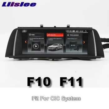 BMW 5 Serijos F10, F11, 2010 m. - 2012 m. CIC LiisLee Automobilių Multimedia, GPS Audio Hi-Fi Radijo Stereo Originalaus Stiliaus Navigacija 