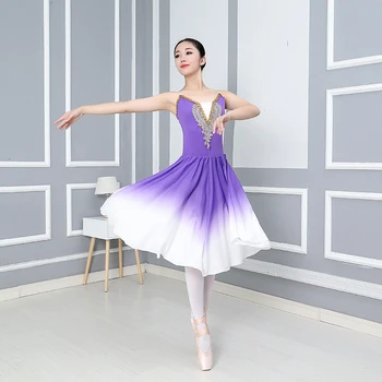 Baleto sijonas veiklos drabužius suaugusi naudotis kūno drabužiai vaikams klasės egzamino swan diržas big swing sijonas perf