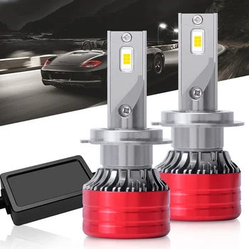 D10 - F5 automobilių žibintų lemputės H1 H7, 9006 H11 yra universalus šviesos gavimas, pagaminti iš XHP 3570 LED lustas,gali išėjimas 12v 6000k akiratyje
