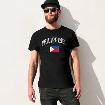 Daugiau Dizainas Filipinai Vėliavos Philippinese Vyrų Marškinėlius Tees T-Shirt O-neck T Marškinėliai Moterims Berniukų Drabužiai 100% Medvilnė Nuotrauka 2