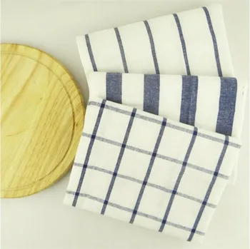 Daugkartinio naudojimo Tekstilės Vystymo Blue Serijos Viduržemio jūros Vėjo Patikrinimus ir Juostelės Projekto Vystymo Pledas Virtuvės Rankšluosčiu Arbatos Towel15