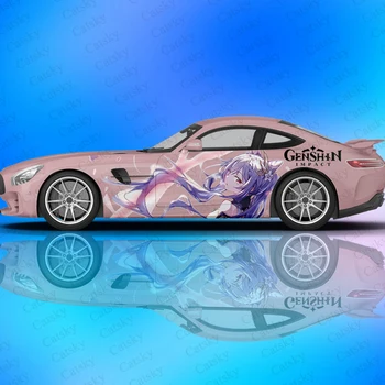 Genshin Anime Automobilių Lipdukai Pusėje Grafika Wrap Vinilo Modifikuotų Automobilių Dalys, Automobilių Lipdukai Žaidimas Rūbas Custom Modelis Lipdukai Nuotrauka 2
