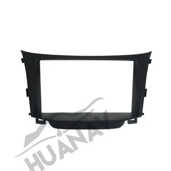 HUANAV Automobilio Radijas stereo įrengimo adapteris fascia 2012-2017 Hyundai i-30, 2DIN Stereo Rėmo Garso Fascias Nuotrauka 2