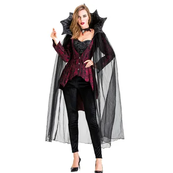 Helovinas Kostiumas Moterims Vampyras Kostiumai Vampyrų Karalienė Cosplay Šalies Fancy Dress Karnavalas suaugusi Moteris