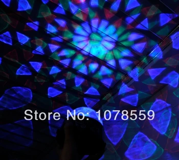 Led star naktį šviesos projektorius su USB kabelis USB Mini RGB LED Scenos Apšvietimas spalvinga Auto Sukasi Šalis DJ Disco Crystal Ball