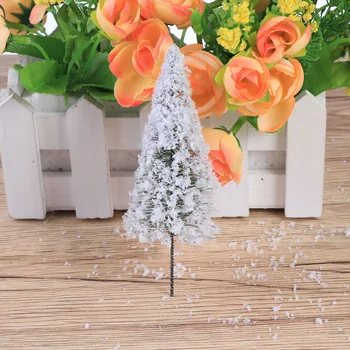 Medžių Medį, Modelis Mini Cedarminiature Pušies Diorama Rudenį Kalėdų Amatai Kraštovaizdžio Sisalsnow Trainfall Scalebase Colių Ho Netikras Nuotrauka 2