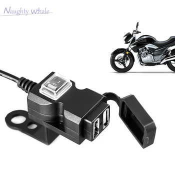 Motociklo USB Įkroviklis Ląstelių Greitas Įkroviklis Autocycle USB Lizdas, BMW C 400 GT s1000rr f800r f800gt F900XR F900 XR F 900XR Nuotrauka 2