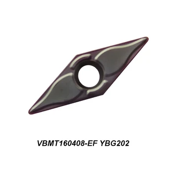 Originalus VBMT 160408-EF VBMT160408-EF YBG202 Perdirbimas, Plieno Ir Nerūdijančio Plieno Įrankių Laikiklis Išorės Apdirbimo Karbido