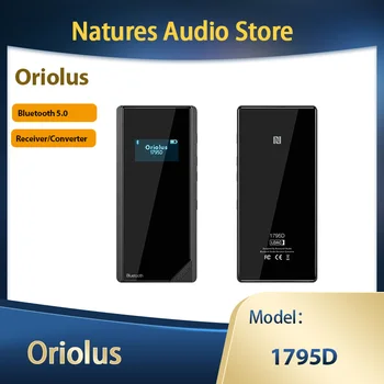 Oriolus 1795D HIFI portable Bluetooth 5.0 imtuvas konverteris, koaksialinis ir optinis išėjimas iki-konvertuojami į 192khz/24bit