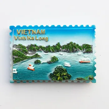 QIQIPP Vietnamo jūros Guilin Xialong Bay Turistų Suvenyrų dekoracijos magnetinis lipdukas šaldytuvas lipduku kolekcija kompanionas dovana