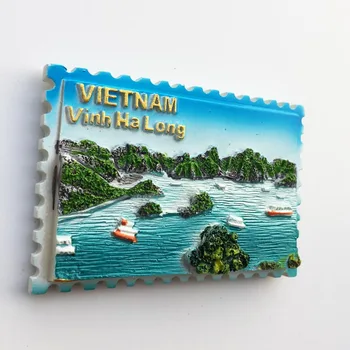 QIQIPP Vietnamo jūros Guilin Xialong Bay Turistų Suvenyrų dekoracijos magnetinis lipdukas šaldytuvas lipduku kolekcija kompanionas dovana Nuotrauka 2