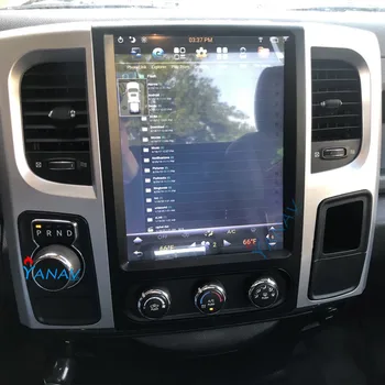 Tesla Automobilio radijo, GPS žaidėjas-Dodge RAM 1500 2009 m. - 2019 Vertikalus Ekranas, automagnetolos, navigacijos, vaizdo, automobilių Multimedia DVD grotuvas