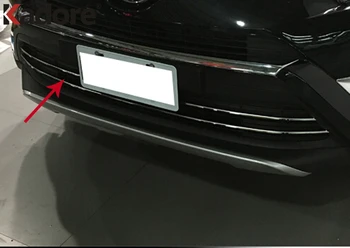 Toyota RAV4 RAV 4. 2016 m. 2017 m. 2018 m., Priekiniai Centras Grotelės, Juostelės, Grotelės, Apdaila, Apdailos Automobilių Eksterjero Reikmenys, Nerūdijančio Plieno Nuotrauka 2