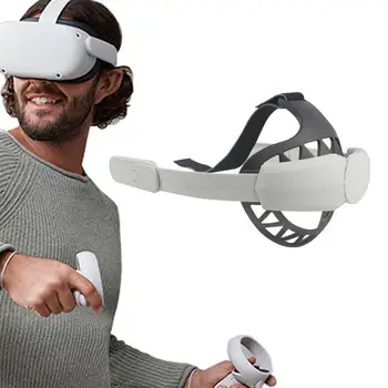 VR Lankelis Nešiojamų Ergonomiškas Patogus Virtualios Realybės Elito Galvos Dirželio Pakeitimo Oculus Quest 2 Nuotrauka 2