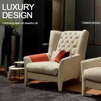 aukštos kokybės, moderni pokylių renginių baldų vieno sofa-lova, kėdė, italija prabanga, aukštos kokybės importo odos sofos, viešbučio fojė kėdė