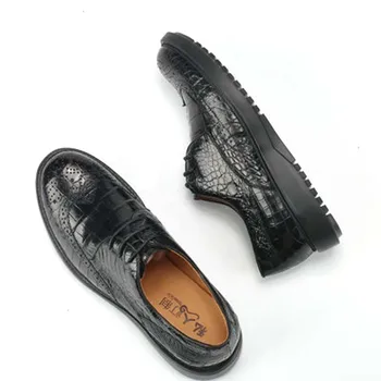 dae naujas 2021 krokodilas Vyrų batai krokodilo Odos batai vyrų verslo Laisvalaikio bateliai vyrų rankinio oficialų bateliai vyrai suknelė bateliai Nuotrauka 2
