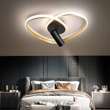 Šiaurės kambarį miegamojo lubų šviesos hotel villa LED kūrybos širdies formos lubų lempa, prožektorius akrilo restoranas