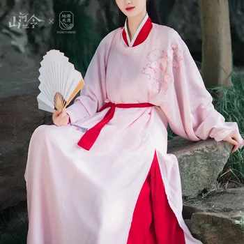 Žodis Garbės Wen Kexing Cosplay Kostiumų Rožinė Hanfu Suknelė Kinijos Senovės Kostiumai Shen jis ling Išgalvotas Aprangą